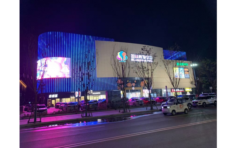 光影織就煙火色，夜色喚醒步行街 —— 濱州惠民縣圣豪悠樂里亮化工程紀(jì)實(shí)